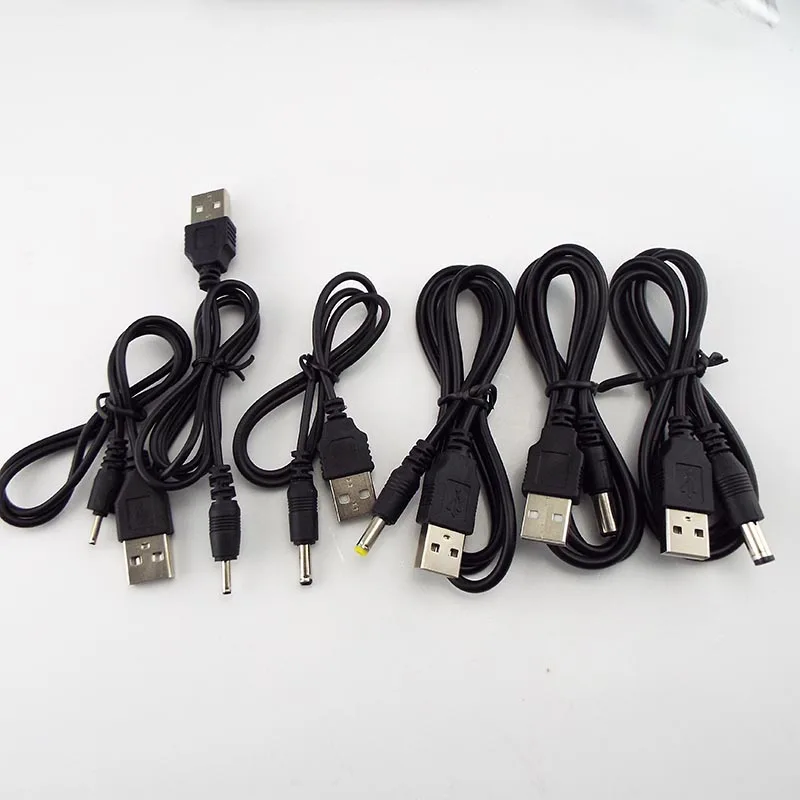 USB a DC 3,5*1,35mm 2,0*0,6mm 2,5*0,7mm 4,0*1,7mm 5,5*2,1mm 5,5*2,5mm conector de Cable de extensión de alimentación DC 5V - imagen 3