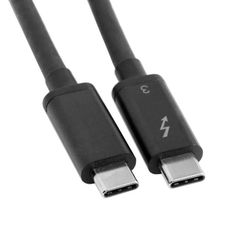 Thunderbolt 3 USB 3.1 USB-C Macho a Thunderbolt 3 Macho 40Gbps Cable para Dell XPS13 50cm 100cm 200cm - imagen 4