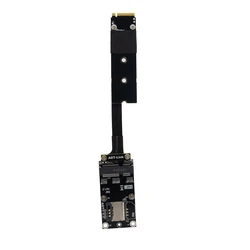ADT Cable Extensión mPCIe a Mini PCIe - M.2 NGFF NVMe M-Key