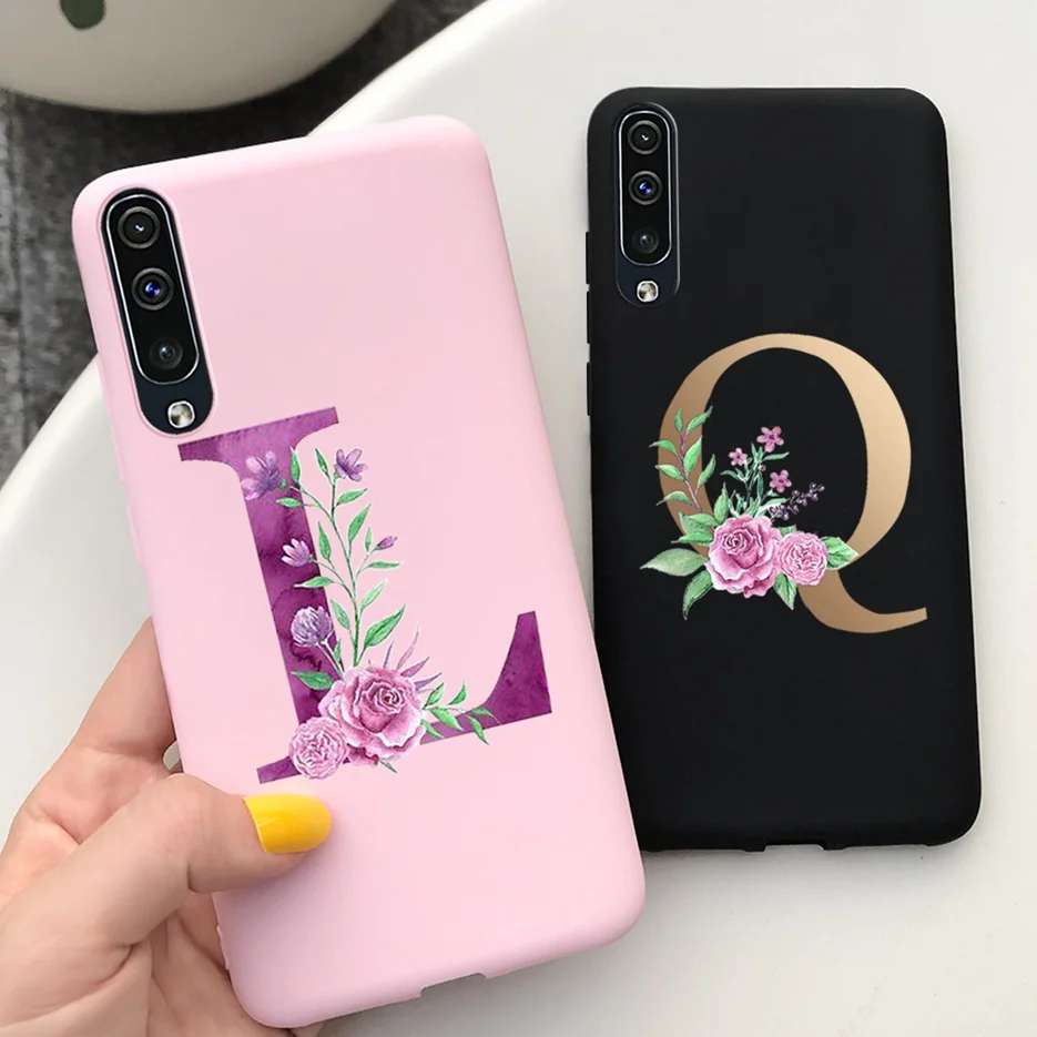 Para Samsung Galaxy A30s A50s funda de silicona suave lindas letras contraportada para Samsung A30 A50 s A 30 50 s fundas de teléfono Coque parachoques - imagen 2