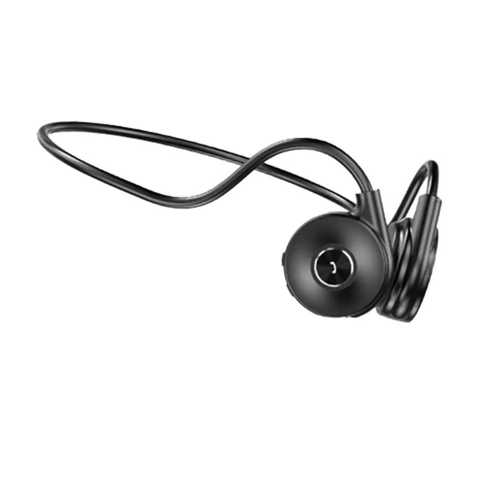 Auriculares De conducción ósea verdadera, Fone, compatibles con Bluetooth, con gancho para la oreja abierto, peso ligero, no con micrófono