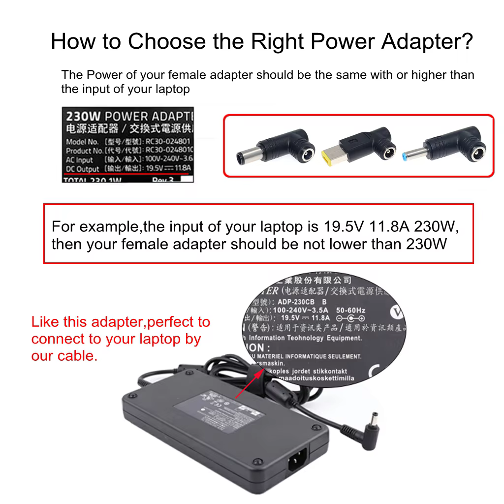 Conexión del adaptador al cargador universal