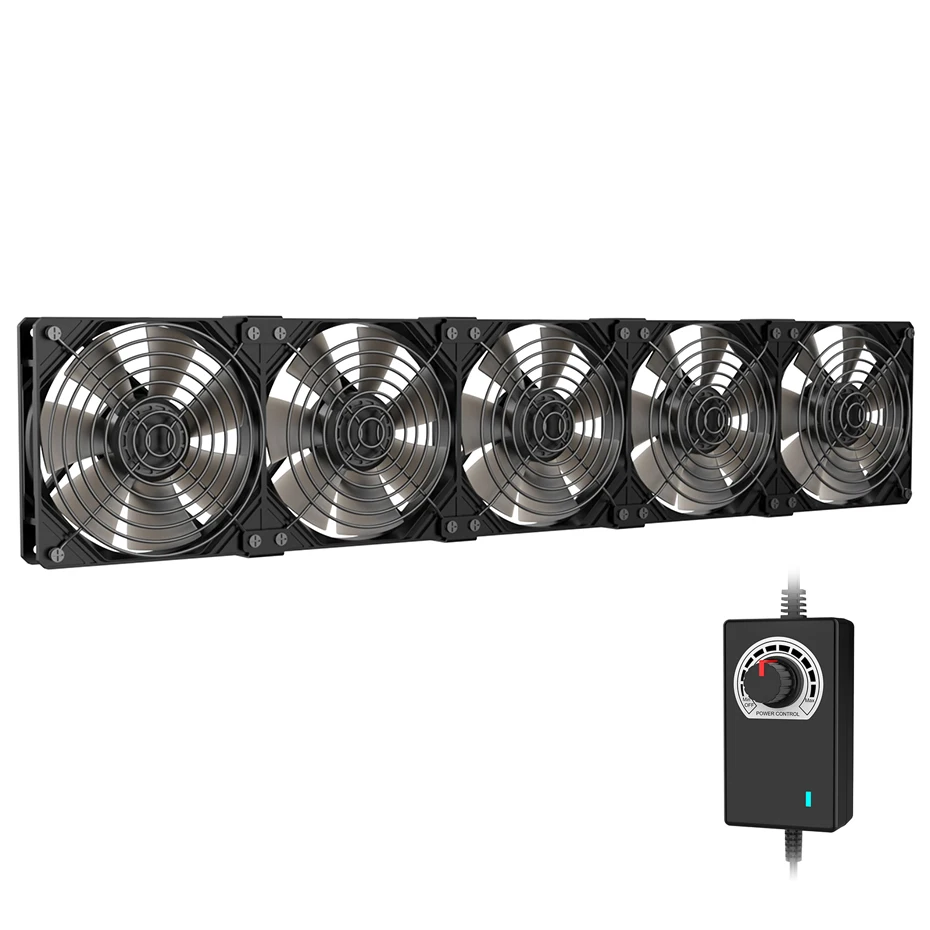 Zezzio-ventilador violento de 120mm, sistema de refrigeración de servidor de volumen de aire de alta velocidad, 3000RPM, 220V, btc, ventilador de máquina de minería, gabinete de estación de trabajo - imagen 3