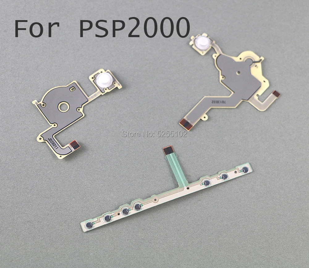 Botón cruzado de dirección de repuesto, tecla izquierda, volumen, teclado derecho, Cable flexible para Sony PSP 2000 / PSP 2004 2001 2008