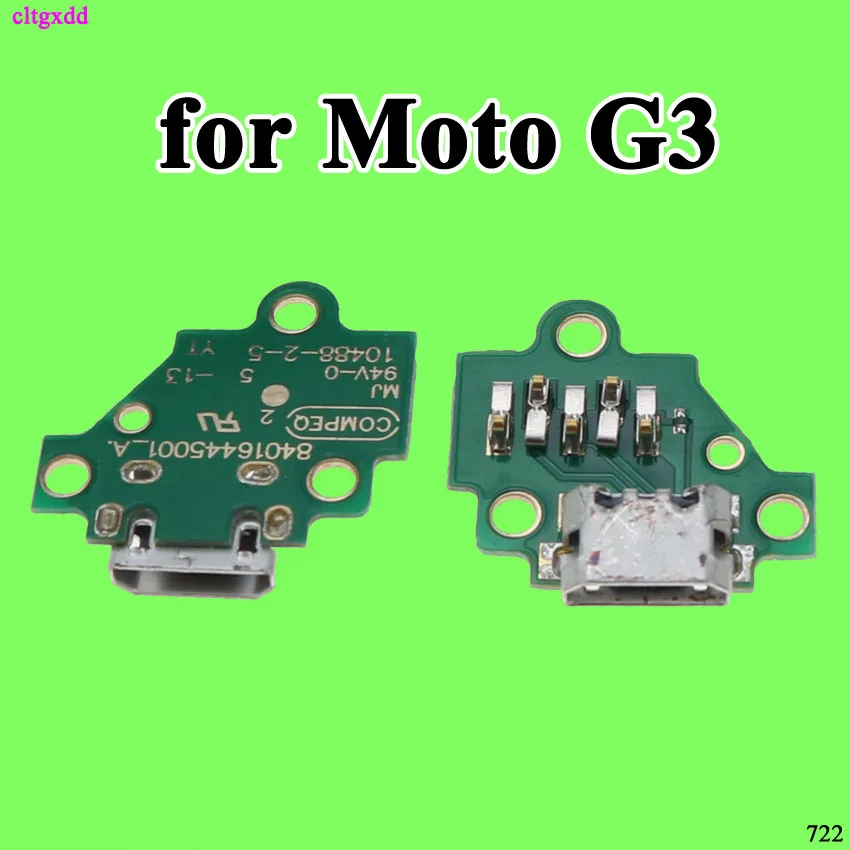 Cltgxdd-estación de carga USB, Conector de enchufe jack, cargador flexible para cable motorola, para Moto G3, XT1540, XT1541, XT1548, 1 ud. - imagen 2
