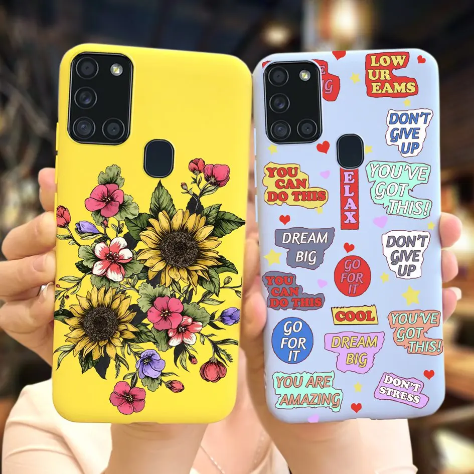 Funda para Samsung A21S funda de teléfono funda trasera de silicona suave Cactus para Samsung Galaxy A21S Coque A 21S A217 A21 S 6,5 "parachoques - imagen 3