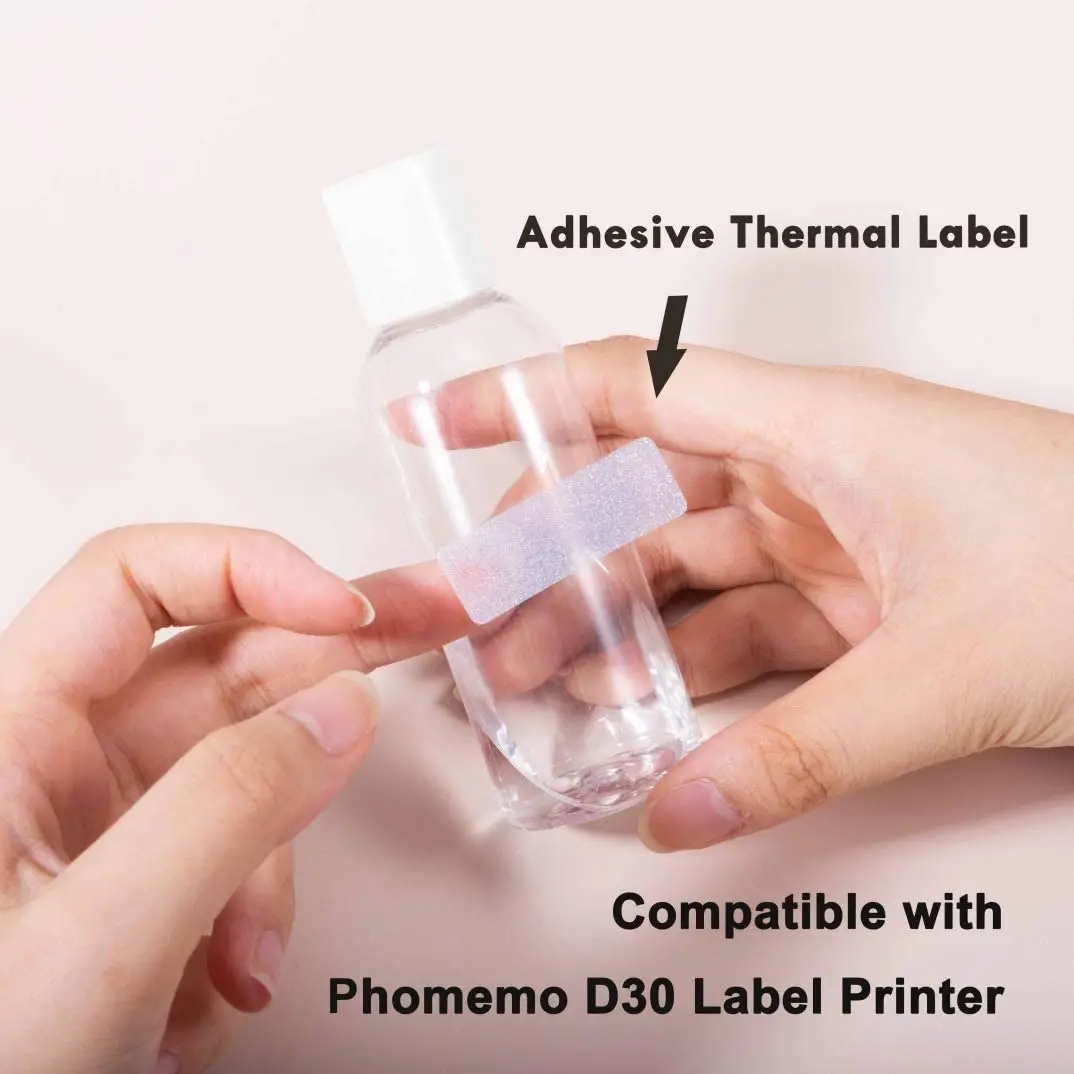 Phomemo-Etiquetas de Papel térmico Adhesivo para impresora D30, rollos de etiquetas adhesivas con autocorte, precio de mercado, para el hogar - imagen 5