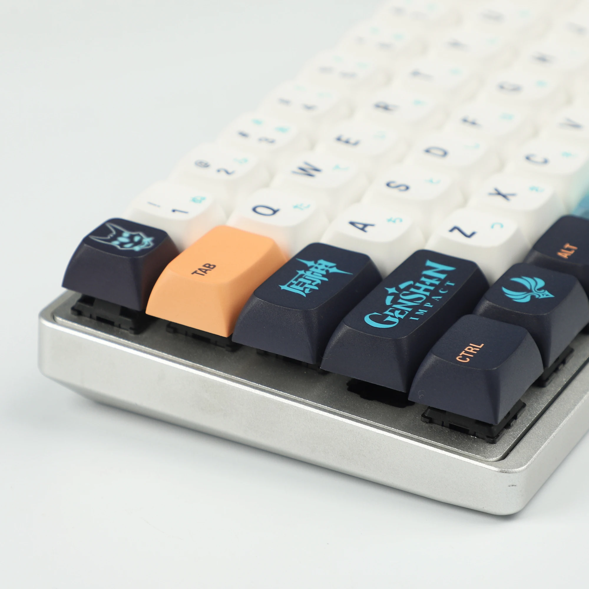 Teclas Genshin de 145 teclas PBT ZDA similares a XDA Keycap Dye Sub para teclado MX 104 87 GK61 96 84 GK64 68 - imagen 5