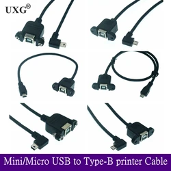 Cable USB Mini Micro B 5 Pines – Compatible Impresoras y Escáneres