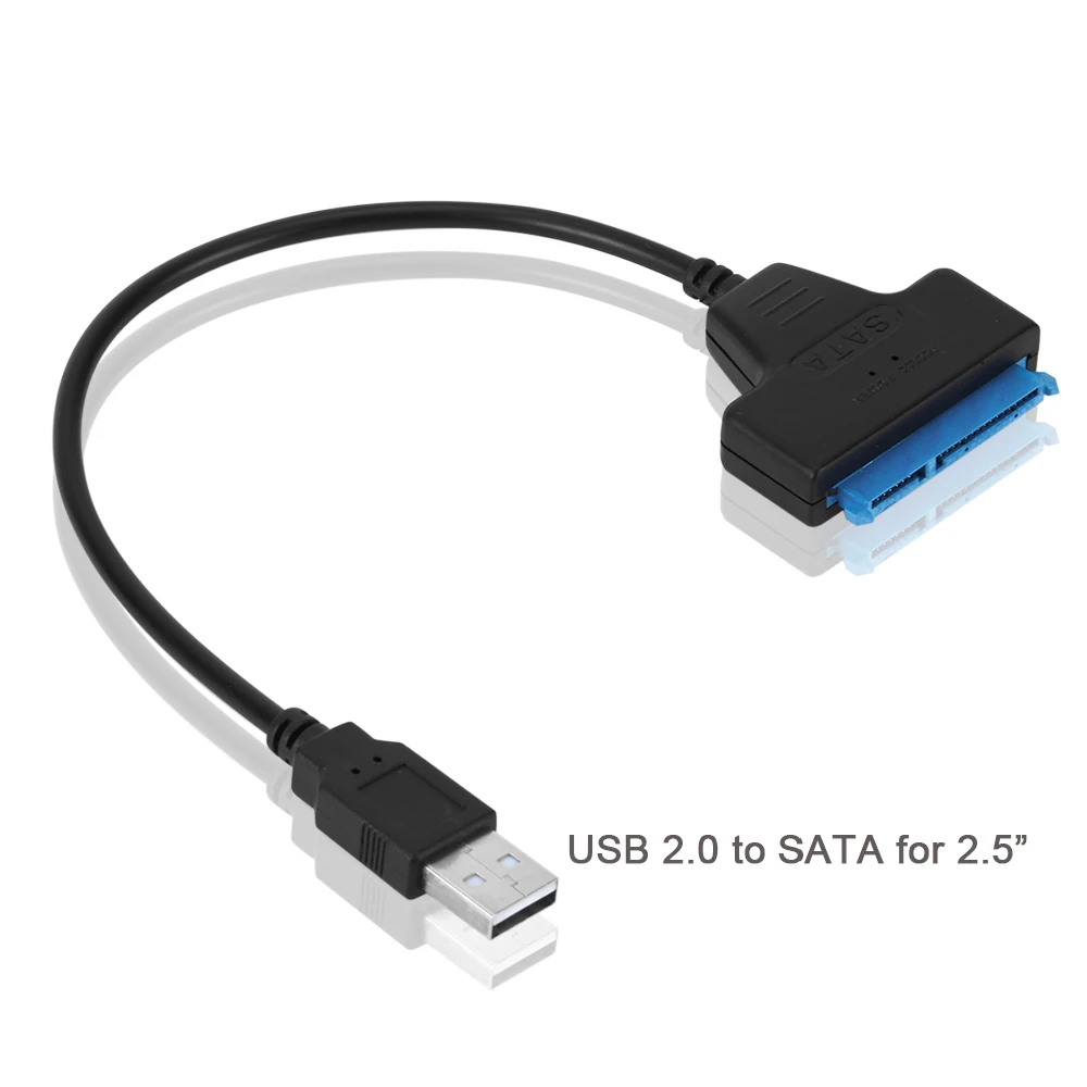 Kebidu-Cable USB 3,0 2,0 a Sata de alta velocidad, Adaptador convertidor de 22 Pines, 2, 5, 3,5 y 2,5 pulgadas, HDD, disco duro, DVD, CD y Rom - imagen 2