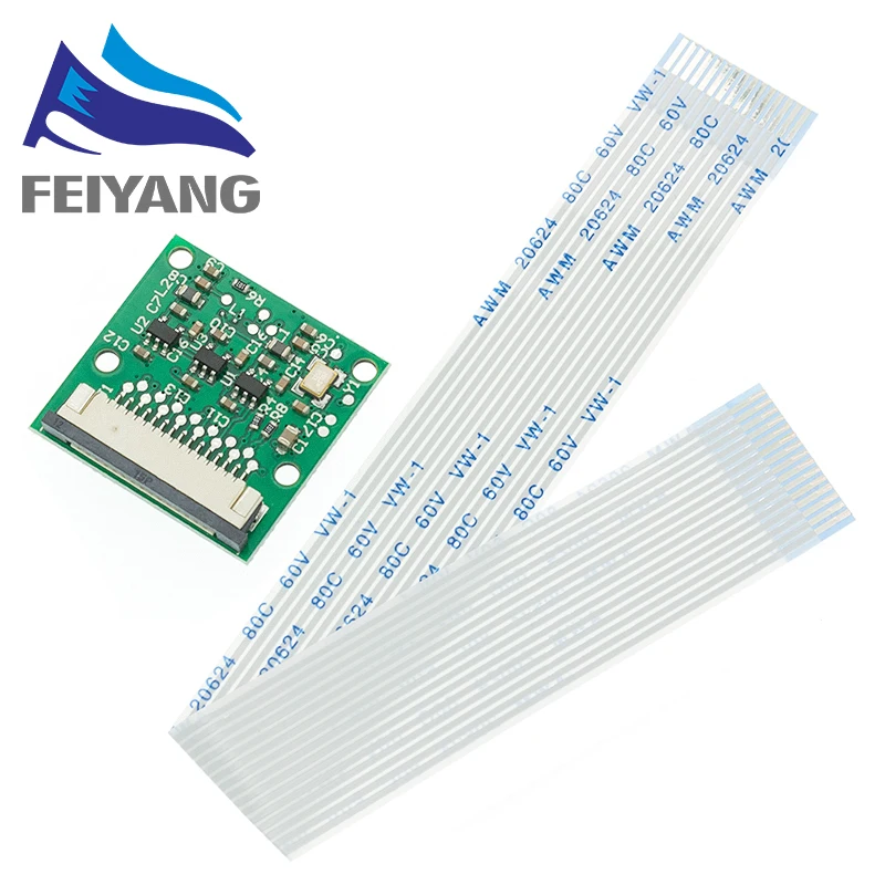 Raspberry Pi 3 Modelo B + Módulo de cámara 1080p 720p Mini cámara Cámara web de 5MP Cámara de vídeo compatible con Raspberry Pi 2 Modelo B - imagen 2