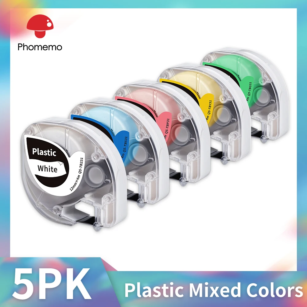5PK Color Plastic