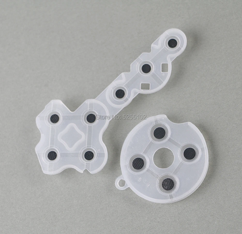 50 juegos de almohadillas de goma para juegos, almohadilla de contacto conductora para Microsoft Xbox 360, piezas de repuesto, mango adhesivo suave - imagen 4