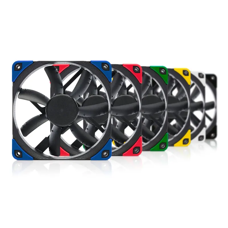 Noctua-ventilador de CPU con Control inteligente de temperatura, dispositivo de 4 pines, PWM/3 pines, 120x120x25mm, adaptador de bajo ruido, optimización acústica AAO, NF-S12A - imagen 4