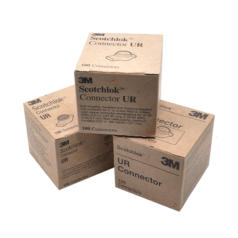 Original 3M Scotchlok UR cableado subred Cable telefónico 3 cables Terminal de engarzado doble hoja 3 núcleos Rj11 RJ45 K3 conector - imagen 5