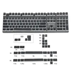 Teclas YMDK PBT Pudding Retroiluminadas para Teclado Mecánico