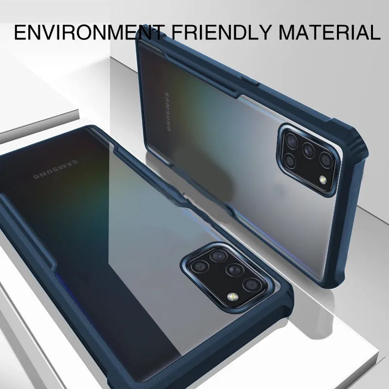 Para Samsung Galaxy A02 A02S A12 A32 A52 funda de silicona transparente a prueba de golpes protege la contraportada para Samsung M02 M02S F62 - imagen 3