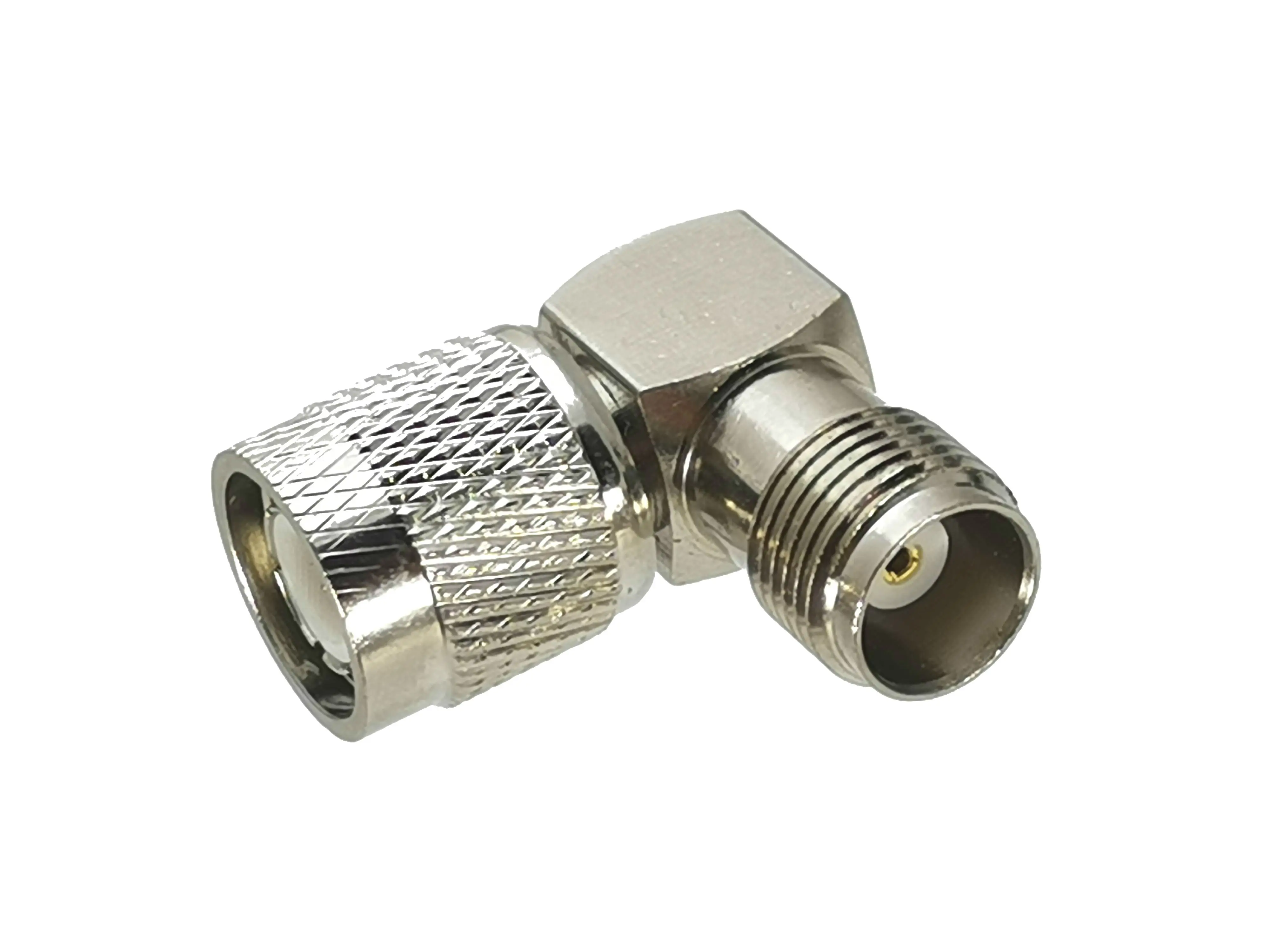 Enchufe macho TNC a conector hembra TNC, adaptador de RF de ángulo recto, conector Coaxial de alta calidad, 50ohm, 1 ud. - imagen 3