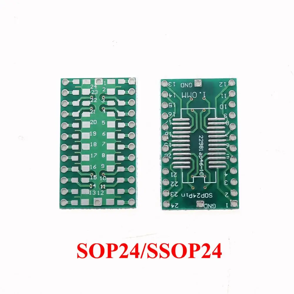 YuXi-Kit de placa PCB SMD para DIP SOP, QFN, QFP, SSOP, TSSOP, SOT23, 24, 28, 32, 40, 48, 56, 64, SMT A DIP - imagen 2