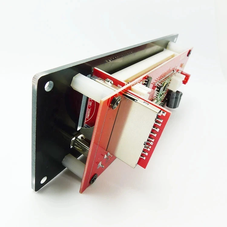 Módulo de placa decodificadora MP3 con Bluetooth 4,0, con ranura para tarjeta SD/USB/FM/alarma, APE FLAC WAV WMA, KIT de placa decodificadora Digital LED SD/MMC - imagen 2