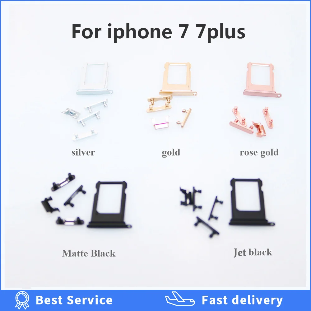 Botón de encendido y volumen para iPhone, tecla de silencio para iPhone 8, 6s, 6 Plus, botón de vibración de volumen, interruptor de bloqueo de energía, Botón lateral, juego de reemplazo de la carcasa - imagen 3