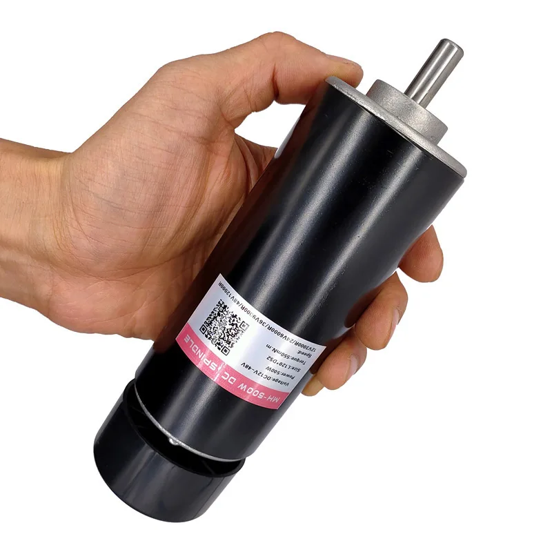 Motor Husillo 500W 48V ER11 CNC Refrigerado - imagen 2