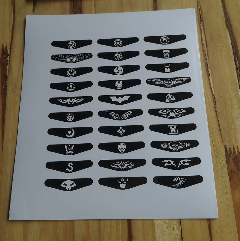 30 Uds. Pegatina de piel de barra de luz LED para Playstation4 PS4, calcomanía personalizada, pegatina de barra de luz de juego para controlador de Dualshock PS4