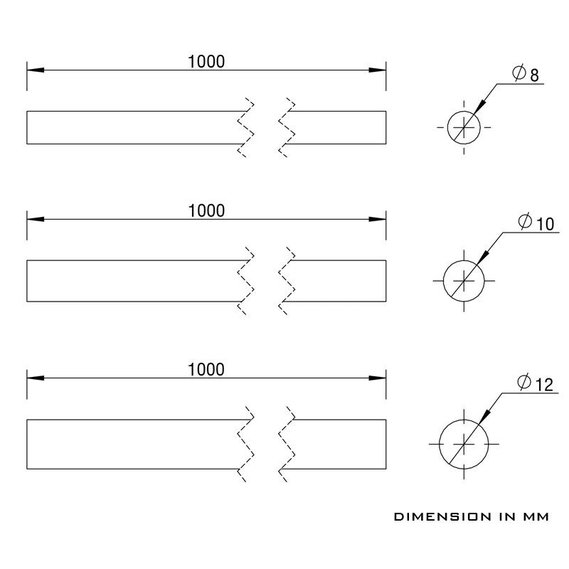 Herramienta de flexión de Barrow, barra redonda de silicona para refrigeración por agua PETG, doblador de tubo duro acrílico, 8mm, 10mm, 12mm, 50cm, Gadget, envío directo - imagen 4