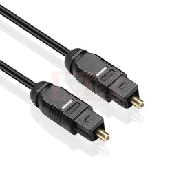 Cable Audio Digital SPDIF Fibra Óptica – Conectores Dorados Hi-Fi