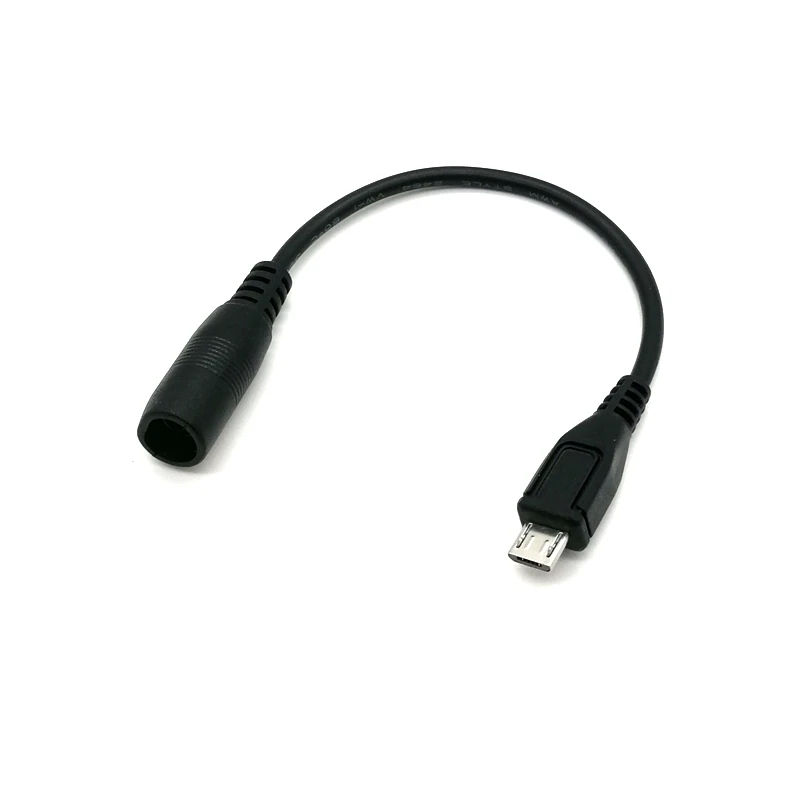 Cable de transferencia USB Micro Revolution DC 5,5x2,1 hembra, cable de conversión de carga de energía, 5,5, 2,1mm - imagen 2