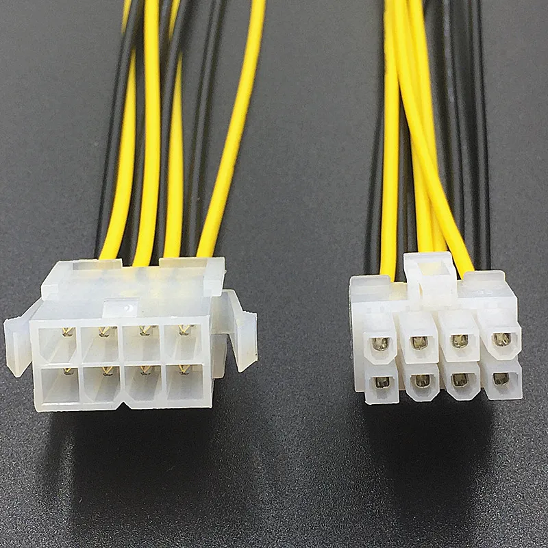 Cable de alimentación de 8 pines para CPU, fuente de alimentación de 8 pines, adaptador de conversión de potencia alargada - imagen 3