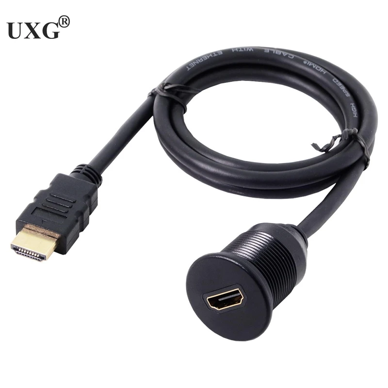Panel USB HDMI Coche Moto – Empotrado Impermeable - imagen 2