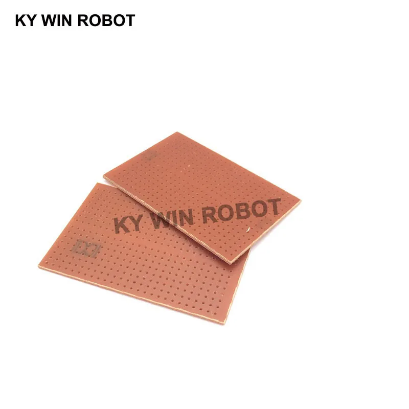 2 unids/lote DIY 4,5*7CM prototipo de papel PCB placa de circuito de matriz de experimento Universal 4,5x7CM - imagen 3