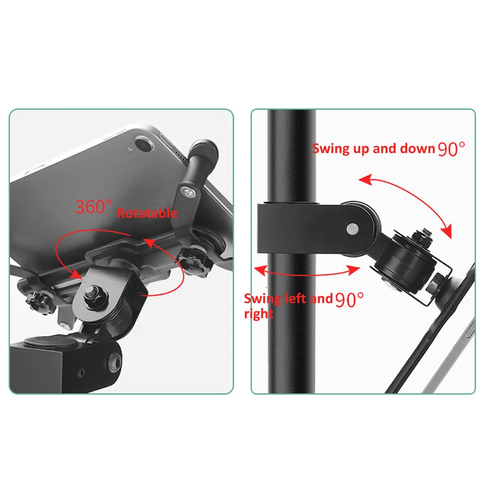 Soporte pared tableta aluminio 360° universal iPhone iPad Xiaomi Mipad - imagen 5