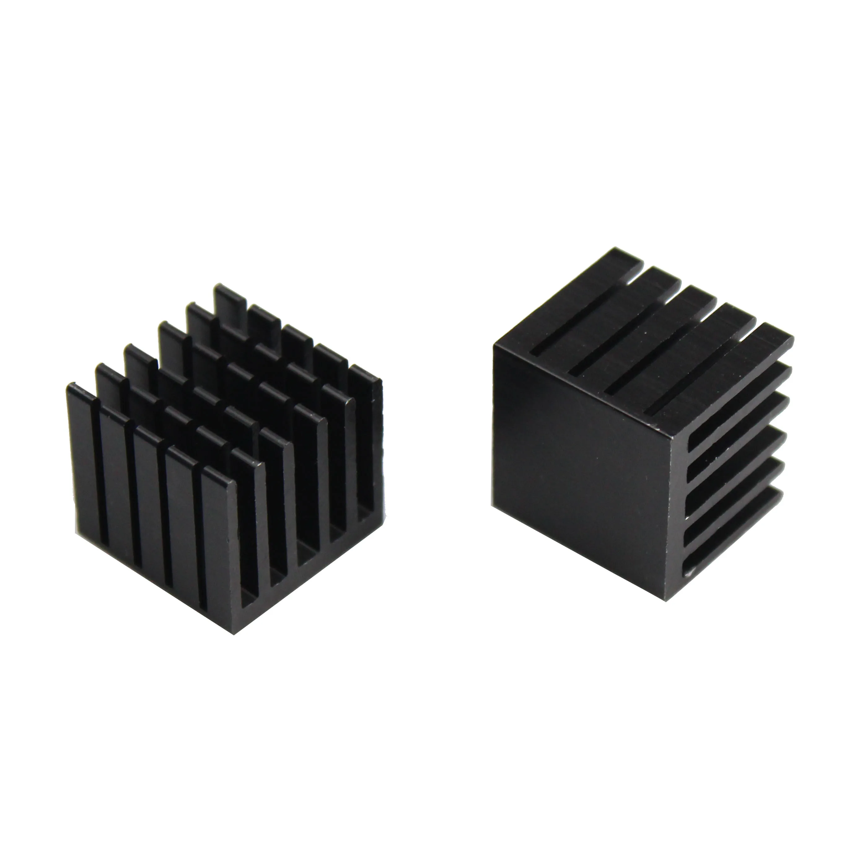 YOUNUON-disipador de calor de aluminio para CPU, disipador de calor para Chip GPU, VGA, RAM, IC, LED, refrigeración con cinta de 3M, color negro, 100 piezas, 25x25x15mm - imagen 5