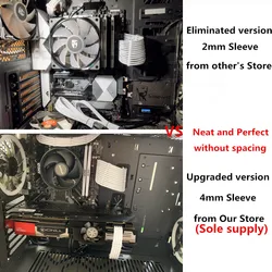 Cable Extensión PSU CoolMaster HDplex – ATX EPS CPU 4 pines