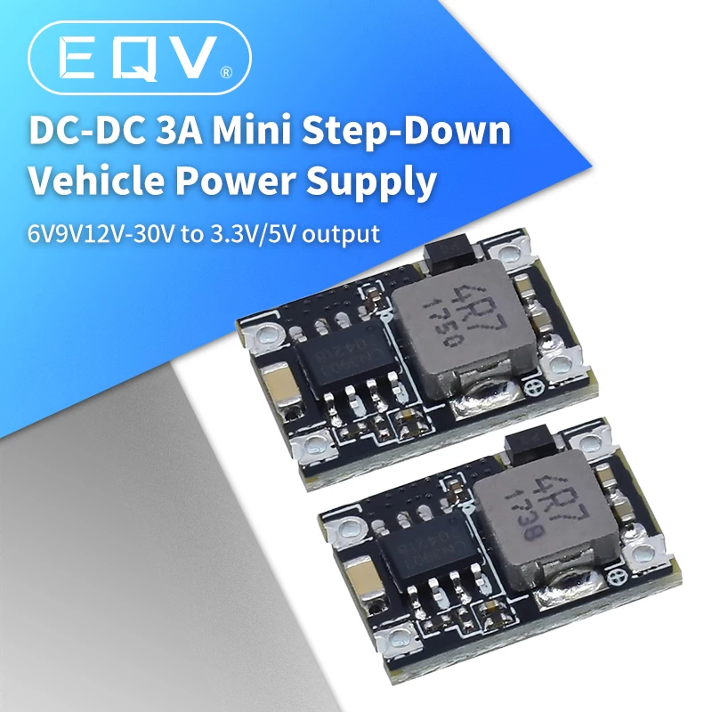 CN3903 3A Mini DC-DC módulo de placa convertidora reductora 5V-30V a 3,3 V 5V DC regulador de voltaje placa PCB módulo reductor de potencia