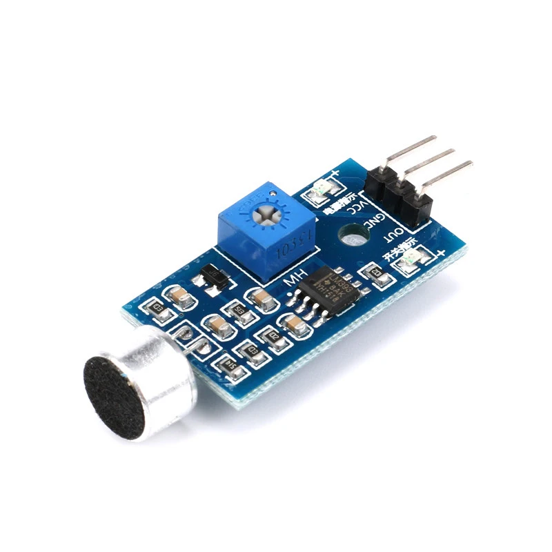 Interruptor de detección de silbato para Arduino, amplificador de micrófono, Sensor de Control de sonido, MAX4466 MAX9814 - imagen 5