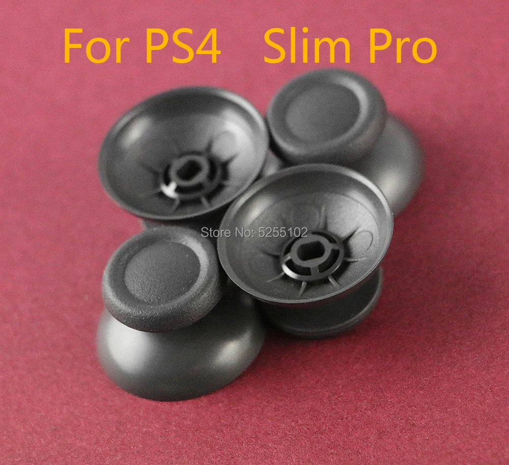 Reemplazo de Joystick analógico, empuñaduras de pulgar, botón de tapa para Sony PlayStation 4, PS4 Slim Pro, pieza de reparación del controlador, 4 Uds.