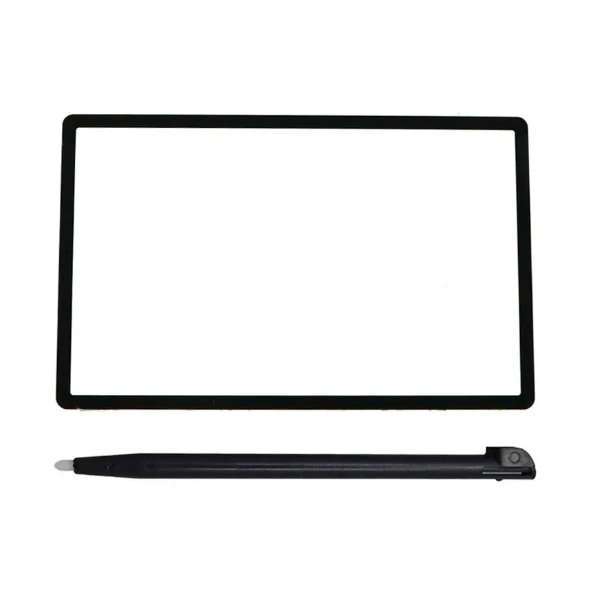 JCD lente de pantalla LCD superior cubierta de plástico y lápiz óptico táctil para pieza de reparación Nintend 2DS - imagen 2