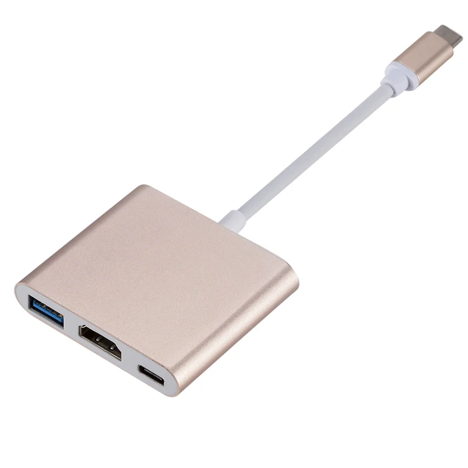 Convertidor USB C HDMI Tipo C Adaptador HDMI Mac 3.1 Tipo C HDMI USB 3.0 Tipo C Aluminio Apple Macbook - imagen 3