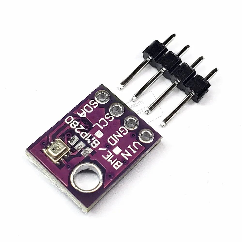 GY-Sensor de temperatura y presión de aire, módulo de sensores digitales barométricos para Arduino, BMP280, 5V, BME280, I2C, SPI, 1,8-5V, GY-BMP280-3.3V - imagen 4