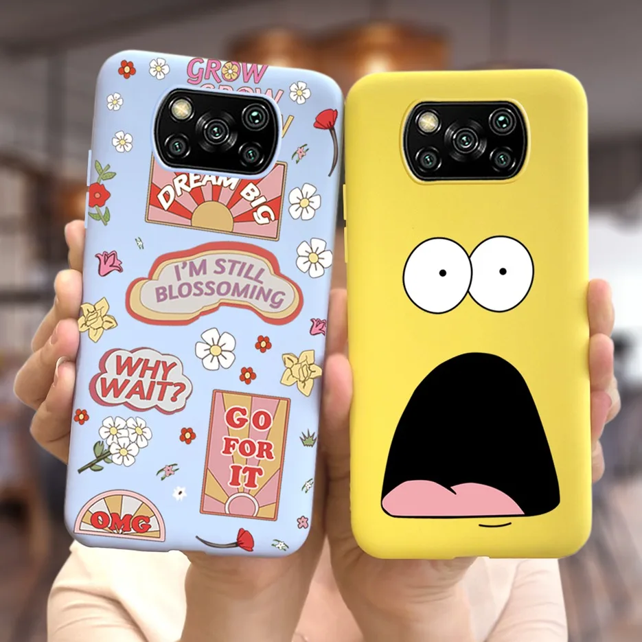 Funda Poco X3 para Xiaomi Poco X3 NFC, Funda trasera de silicona suave de TPU para Xiaomi Poco X3 PocoX3 Pro X 3, fundas de teléfono de 6,67 pulgadas - imagen 3