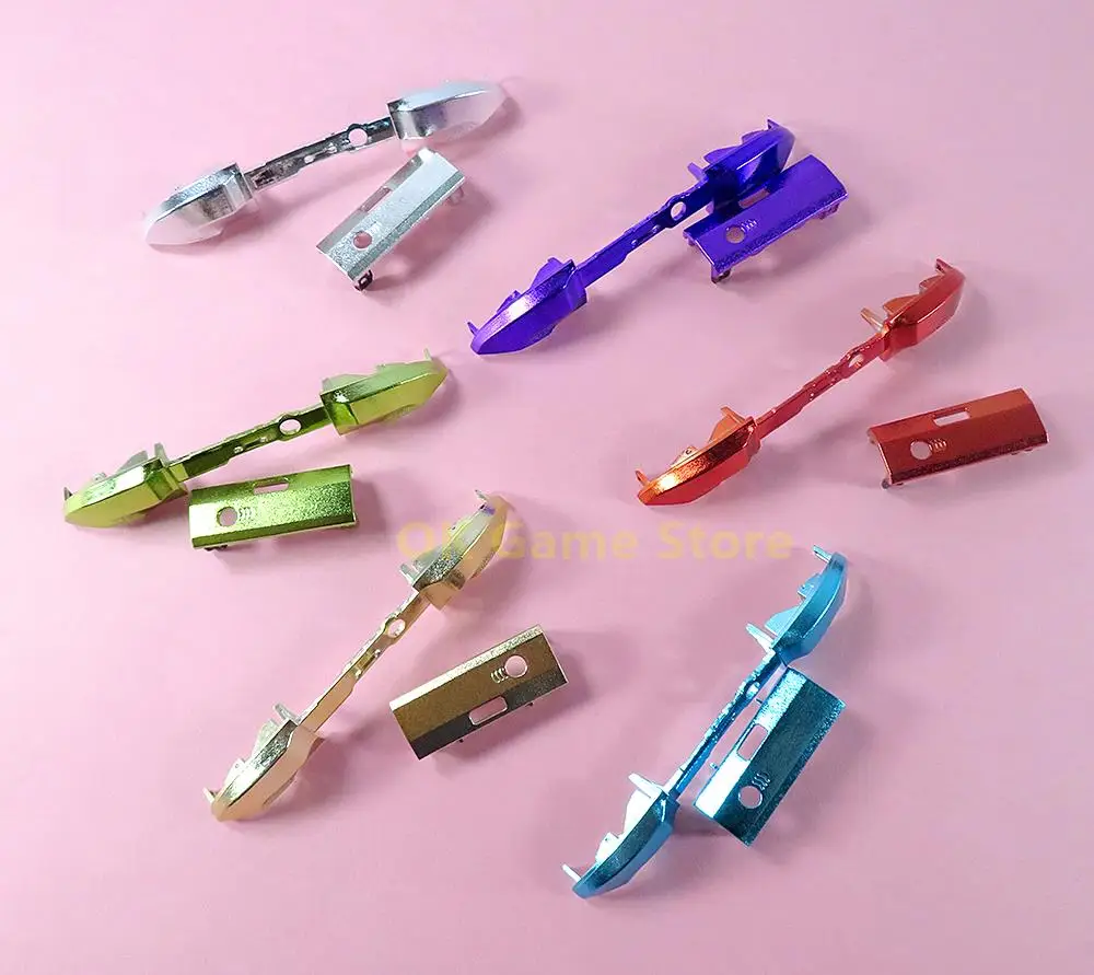 1 Juego de parachoques LB RB de repuesto para controlador de juego Xbox Series X S, botones de encendido/apagado, soporte de barra media cromada para xbox series s x - imagen 2