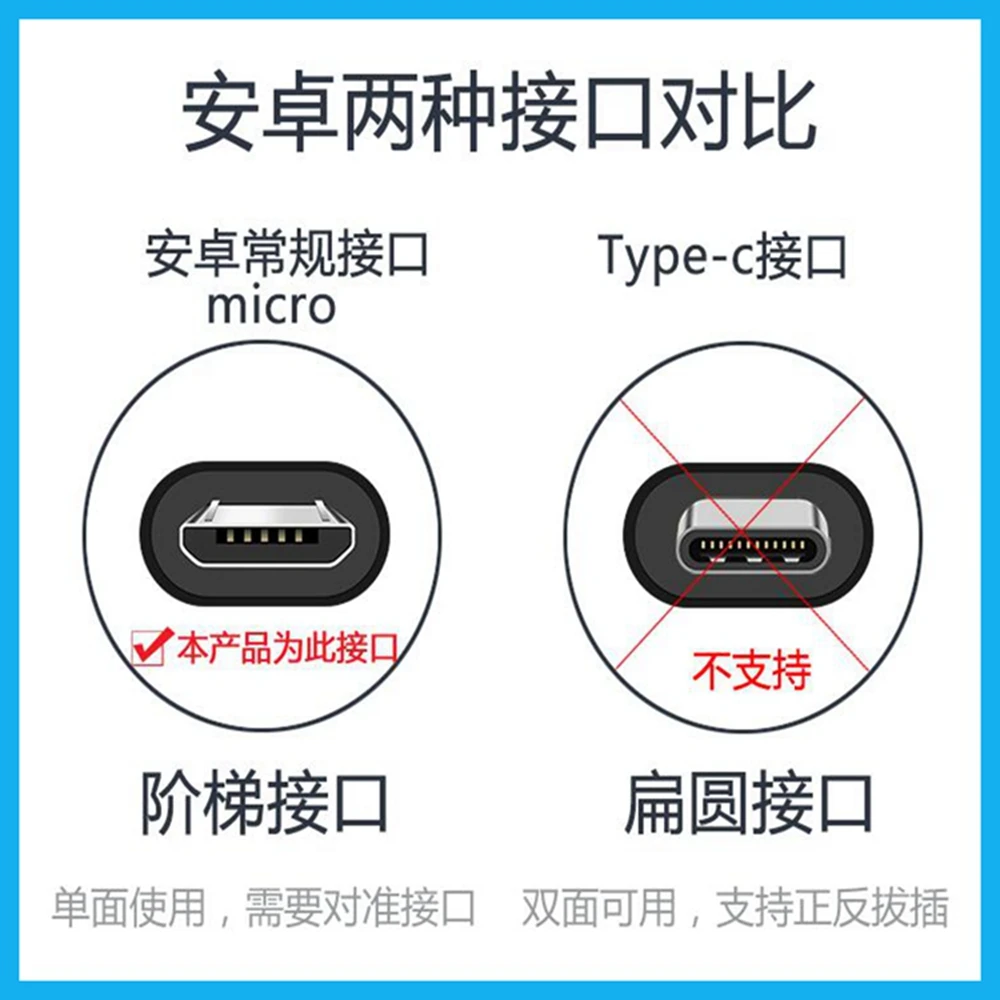 Conector Micro-USB de 5 pines Micro USB 2,0 macho hembra a Micro USB 2,0 tipo B Cable de carga extensor macho hembra 100cm - imagen 5