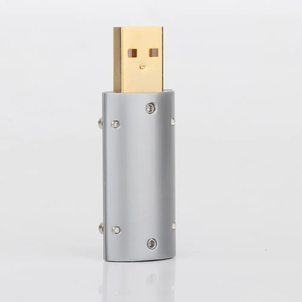 Hi-end24K chapado en oro USB2.0 enchufe USB A, USB B cubierta Audio USB Shell conector DIY Cables USB Hi Fi - imagen 4
