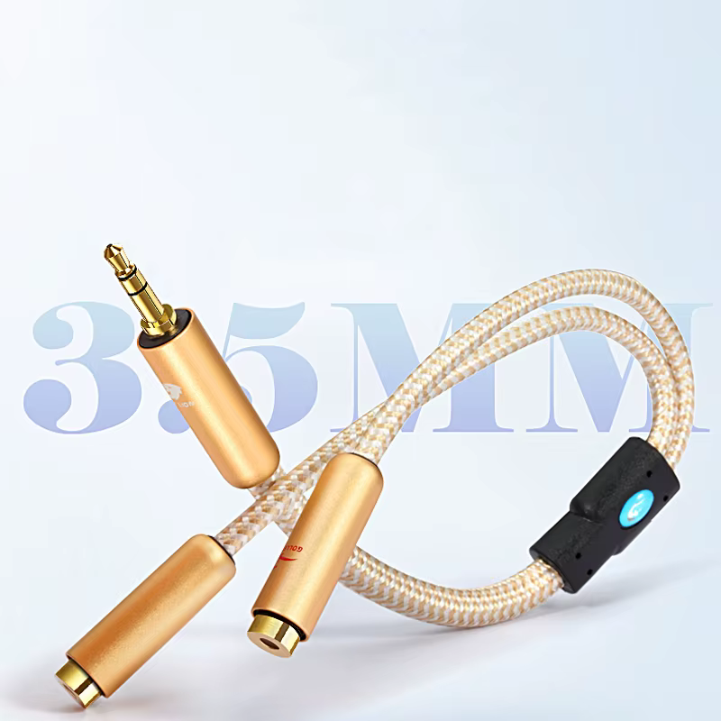 Cable Divisor Audio Mini Jack 3.5mm Estéreo Doble Hembra - imagen 4
