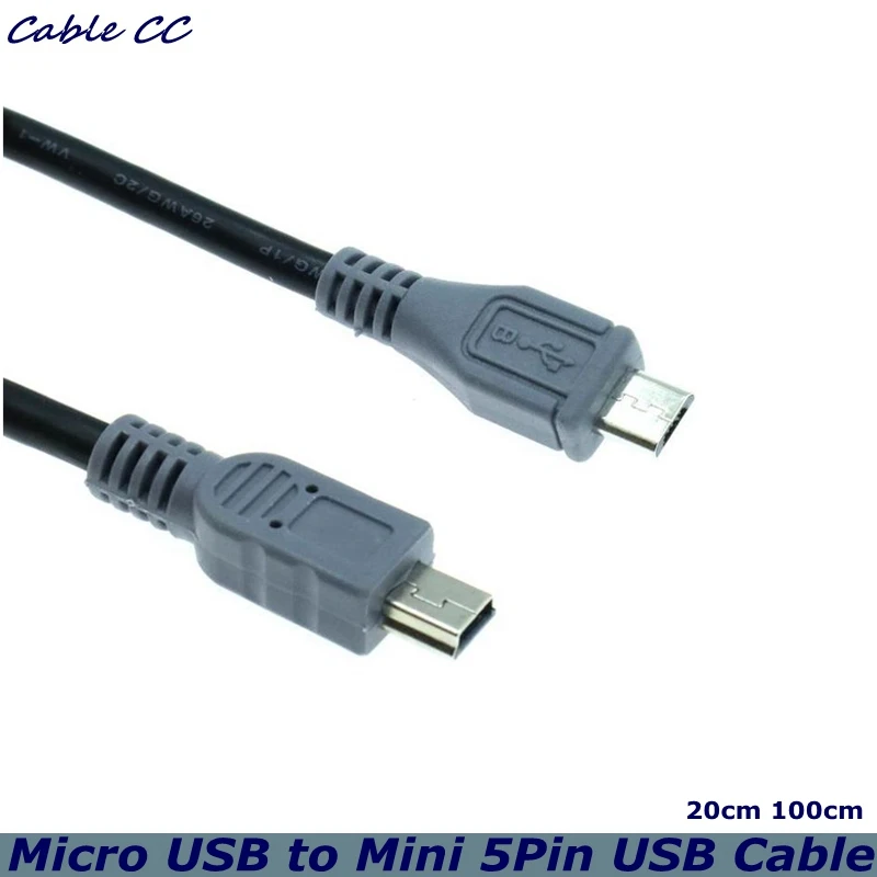 Cable Micro USB a Mini USB OTG 5 Pines - Vista principal del producto