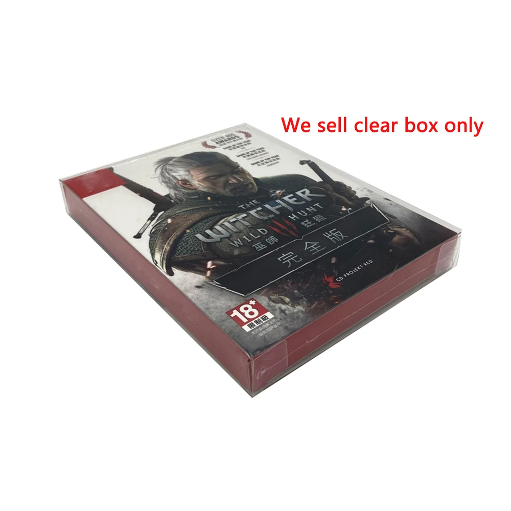 Caja protectora PET para Switch NS Witcher 3, edición limitada, versión japonesa, caja de presentación de colección transparente de plástico - imagen 3