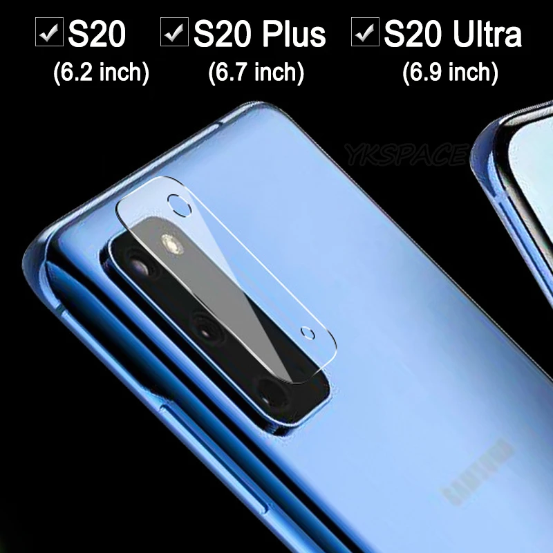 Película transparente de cristal templado para lente de cámara HD para Samsung S20 Plus S20Plus S20 Ultra Protector de lente trasero - imagen 4